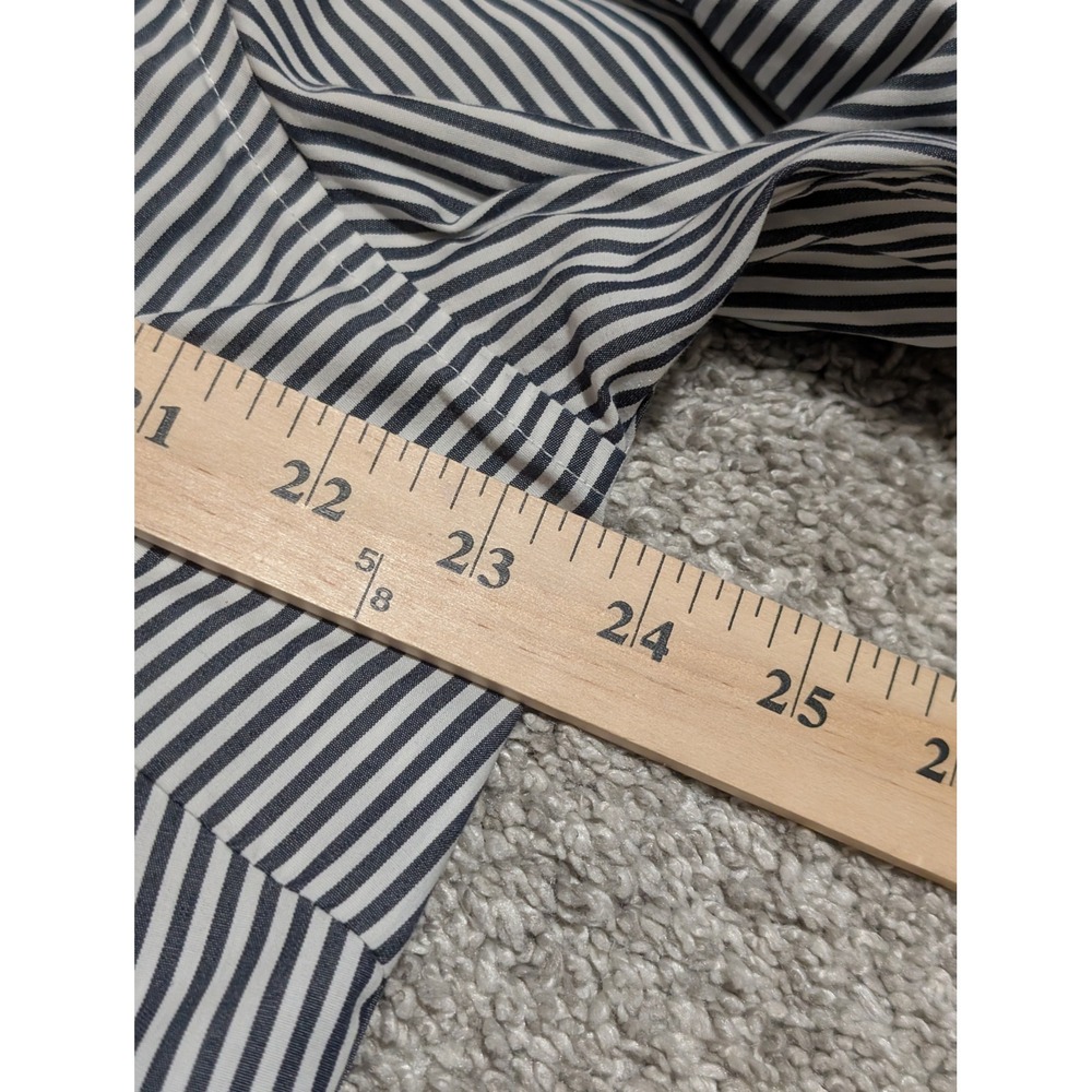 Lauren Ralph Lauren Women's Non-Iron Striped Button-Down Shirt 1X - Picture 5 of 6